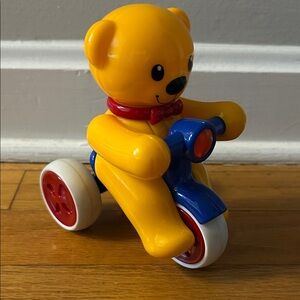 Tolo Push & Go Yellow Bear Tricycle Toy